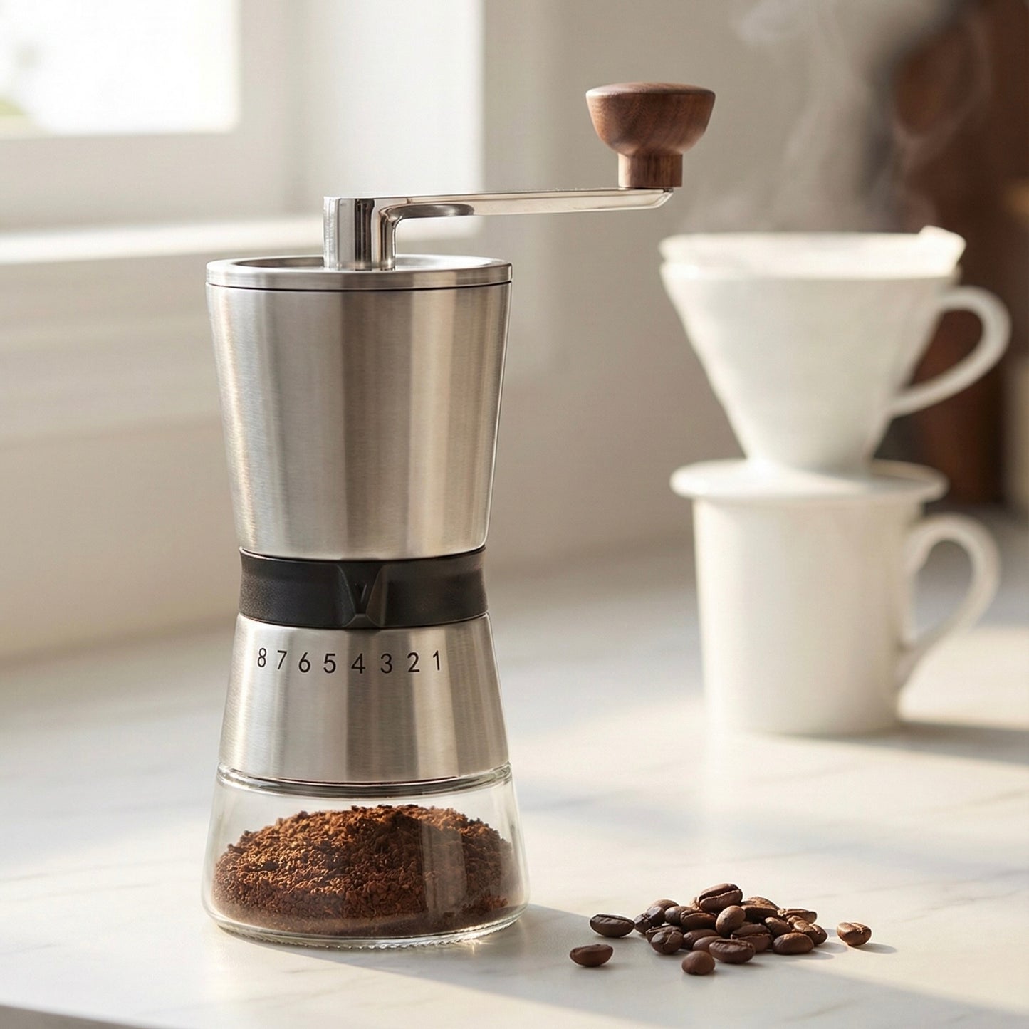 Manual Burr Coffee Grinder